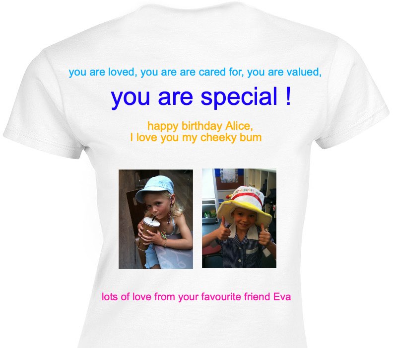 Custom Womens Soft Style 100% Cotton White T-Shirt