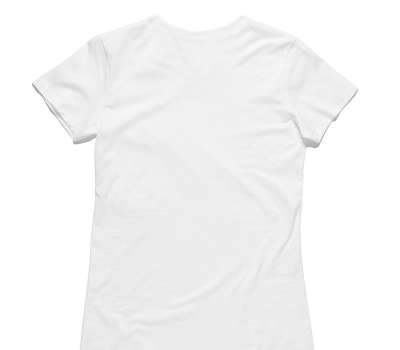 Custom Womens AS Colour 100% Cotton White T-Shirt