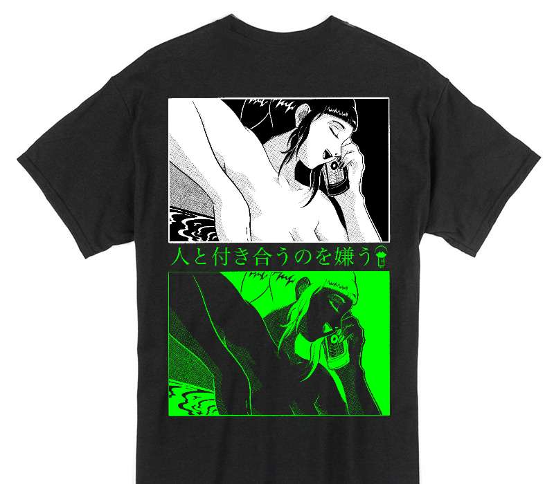 Custom Gildan 100% Cotton Black T-Shirt