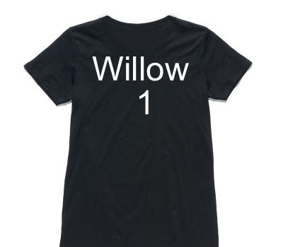 Custom Womens AS Colour 100% Cotton Black T-Shirt