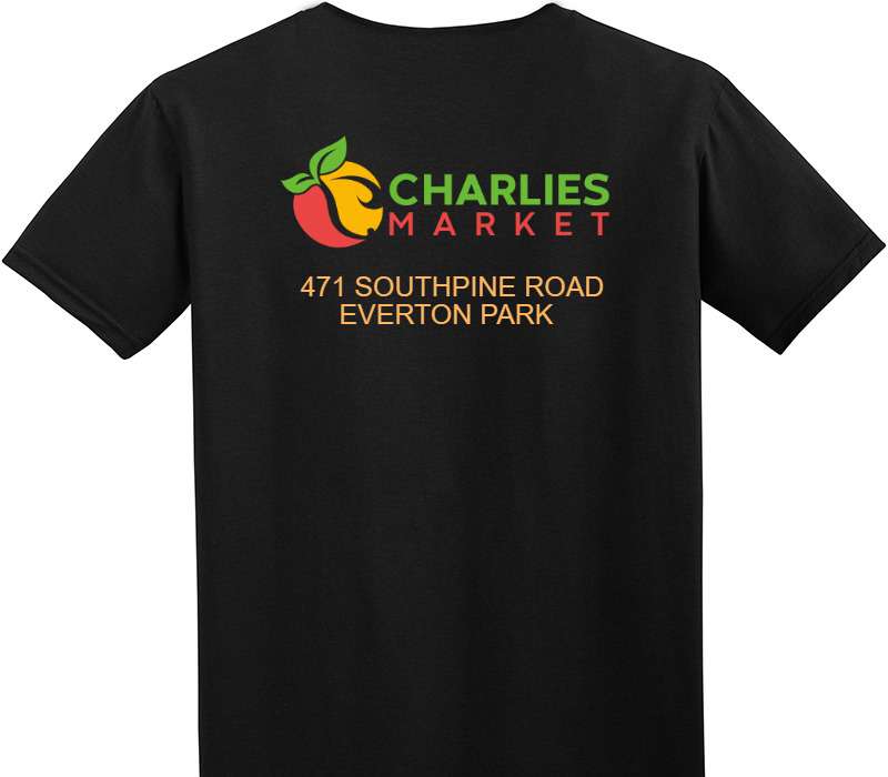 Custom Adult Soft Style 100% Cotton Black T-Shirt