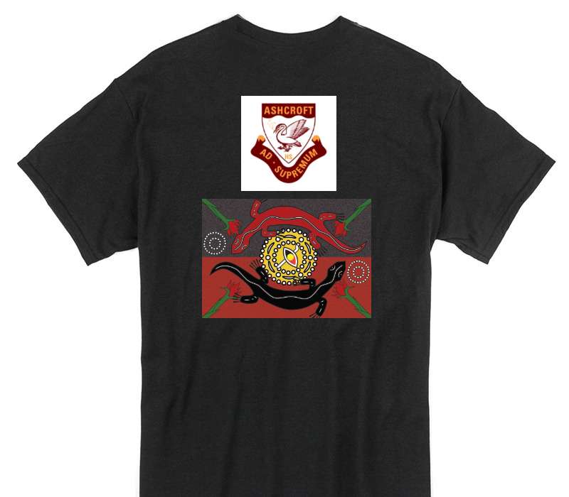 Custom Gildan 100% Cotton Black T-Shirt