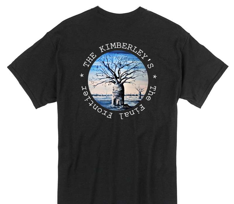 Custom Gildan 100% Cotton Black T-Shirt