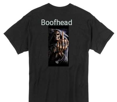 Custom Gildan 100% Cotton Black T-Shirt