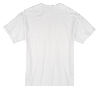 Custom Gildan 100% Cotton White T-Shirt