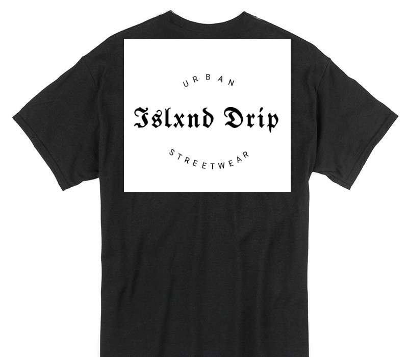 Custom Gildan 100% Cotton Black T-Shirt