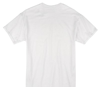 Custom Gildan 100% Cotton White T-Shirt