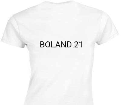 Custom Womens Soft Style 100% Cotton White T-Shirt