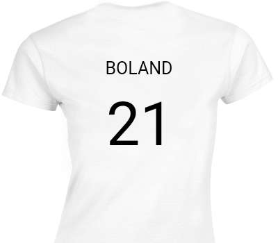 Custom Womens Soft Style 100% Cotton White T-Shirt