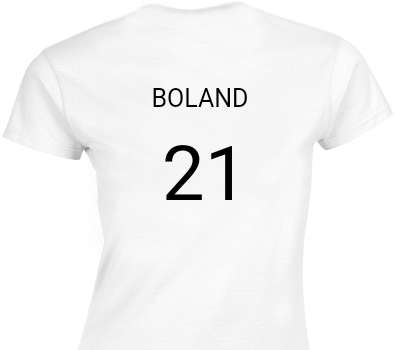 Custom Womens Soft Style 100% Cotton White T-Shirt