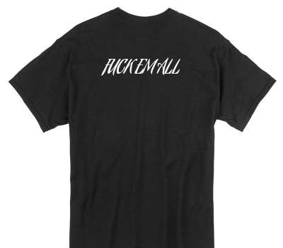 Custom Gildan 100% Cotton Black T-Shirt