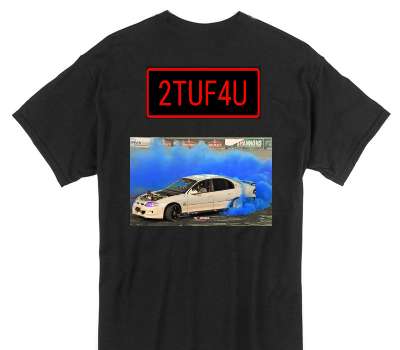 Custom Gildan 100% Cotton Black T-Shirt