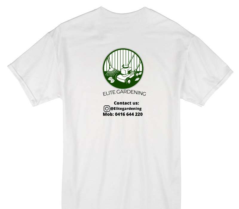 Custom Gildan 100% Cotton White T-Shirt