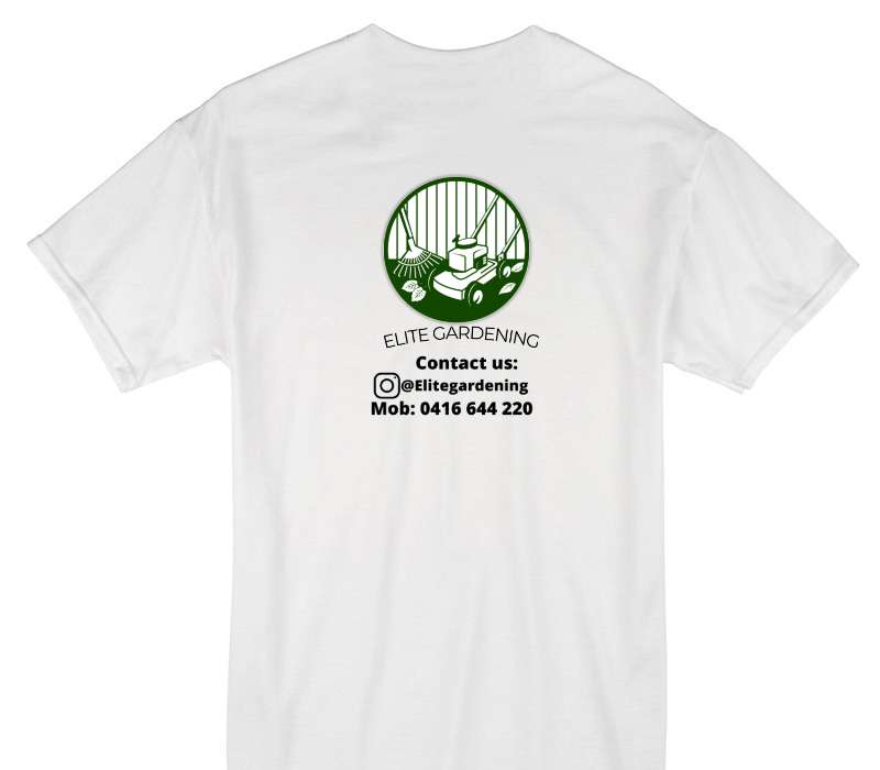 Custom Gildan 100% Cotton White T-Shirt