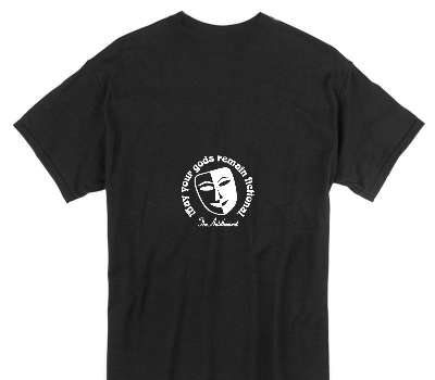 Custom Gildan 100% Cotton Black T-Shirt