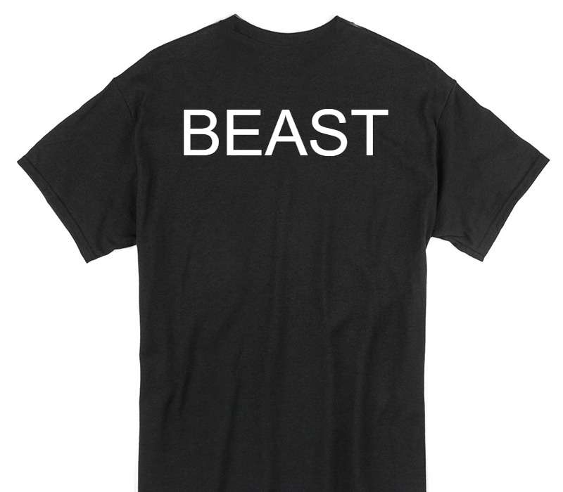Custom Gildan 100% Cotton Black T-Shirt