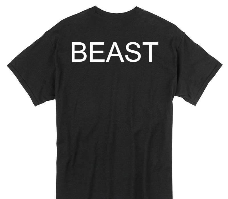 Custom Gildan 100% Cotton Black T-Shirt