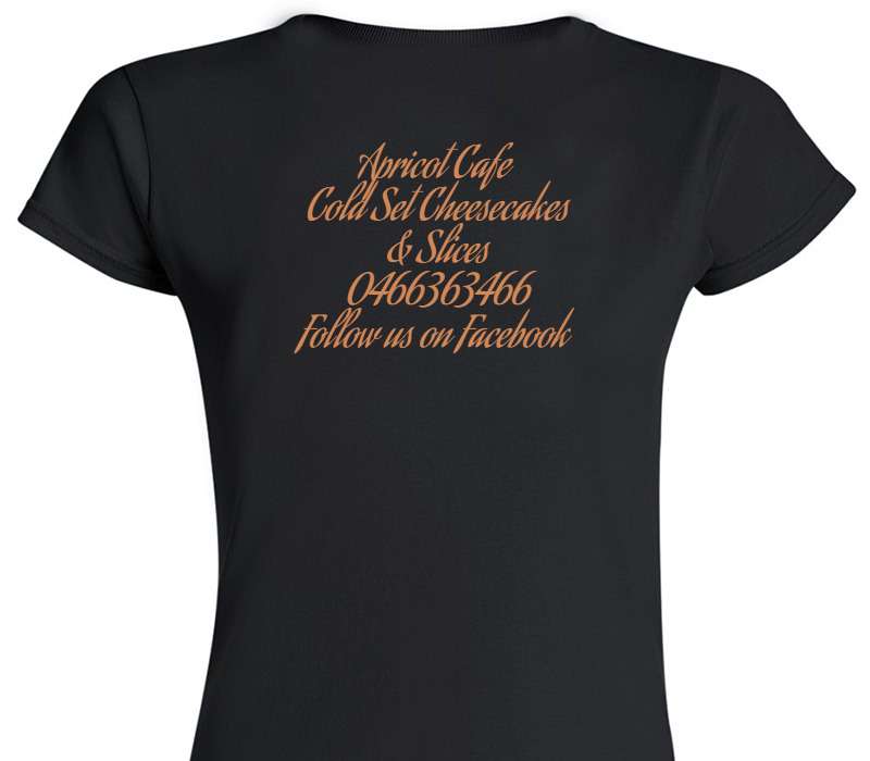 Custom Womens Soft Style 100% Cotton Black T-Shirt