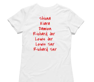 Custom Womens AS Colour 100% Cotton White T-Shirt