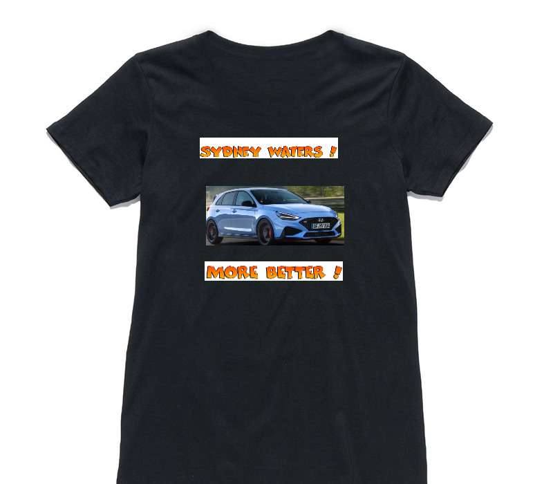 Custom Womens AS Colour 100% Cotton Black T-Shirt