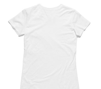 Custom Womens AS Colour 100% Cotton White T-Shirt