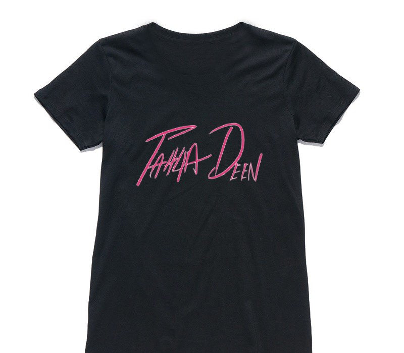Custom Womens AS Colour 100% Cotton Black T-Shirt