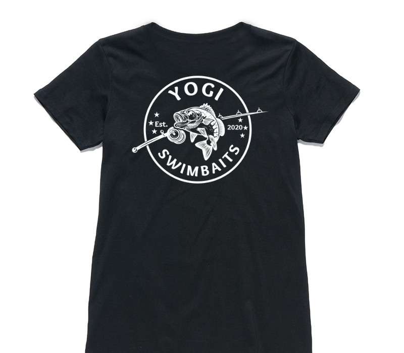 Custom Womens AS Colour 100% Cotton Black T-Shirt