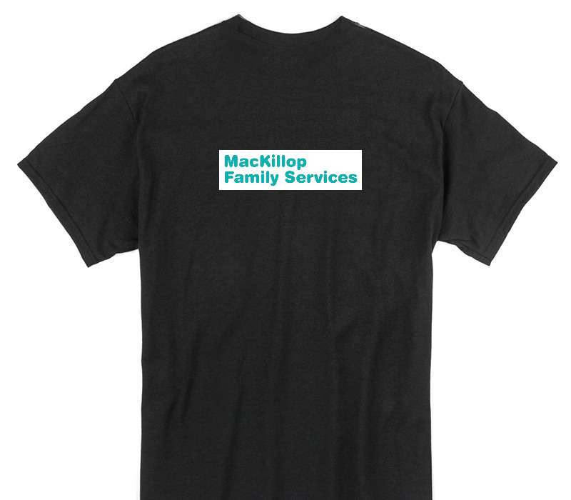 Custom Gildan 100% Cotton Black T-Shirt