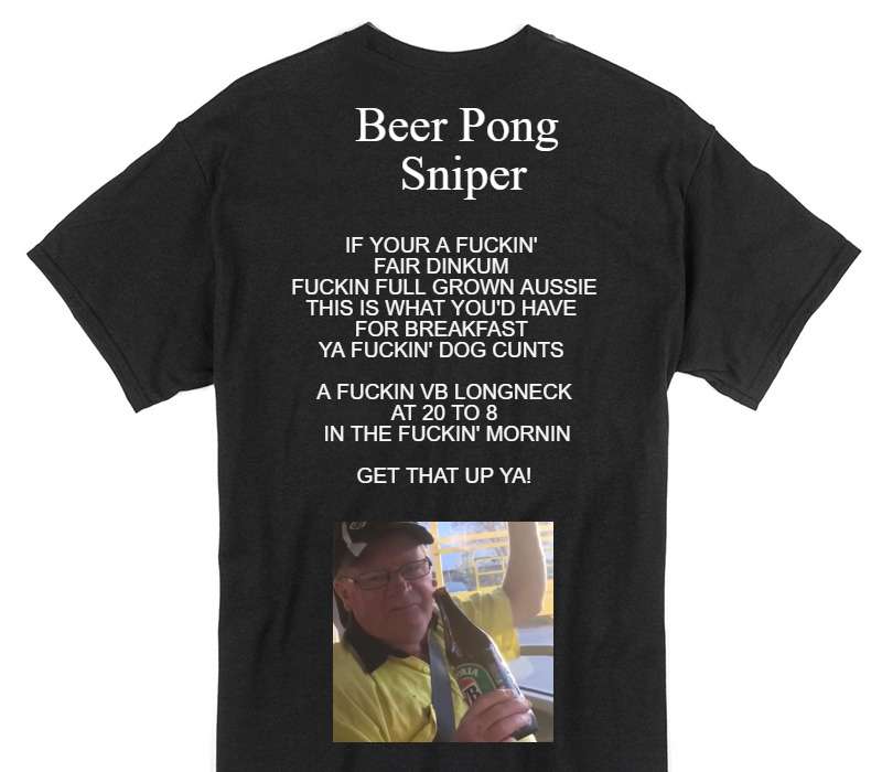 Custom Gildan 100% Cotton Black T-Shirt