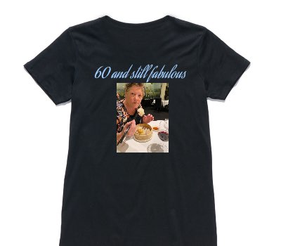 Custom Womens AS Colour 100% Cotton Black T-Shirt