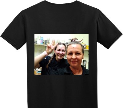 Custom Adult Soft Style 100% Cotton Black T-Shirt