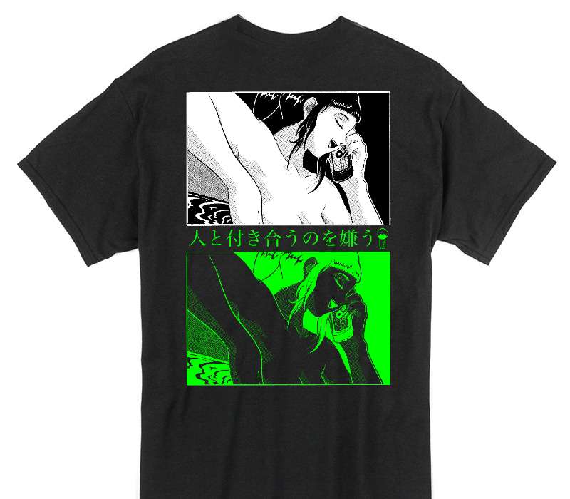 Custom Gildan 100% Cotton Black T-Shirt