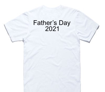Custom AS Colour 100% Cotton White T-Shirt