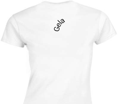 Custom Womens Soft Style 100% Cotton White T-Shirt
