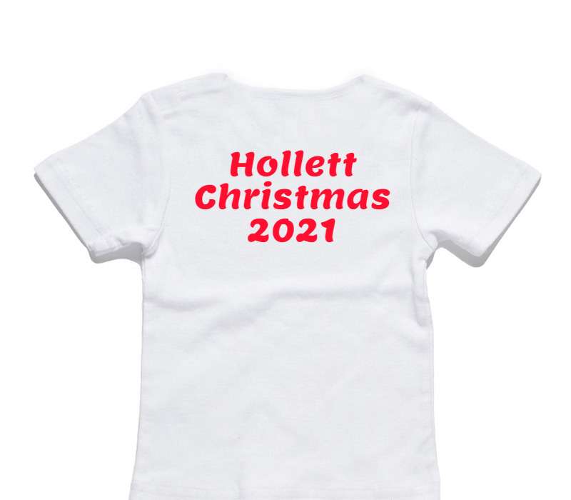 Custom AS Colour White Baby T-Shirt
