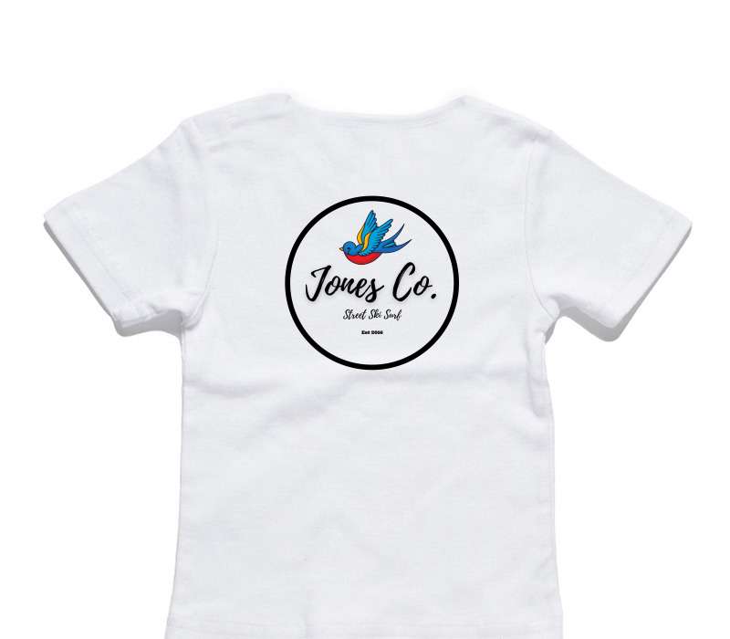 Custom AS Colour White Baby T-Shirt