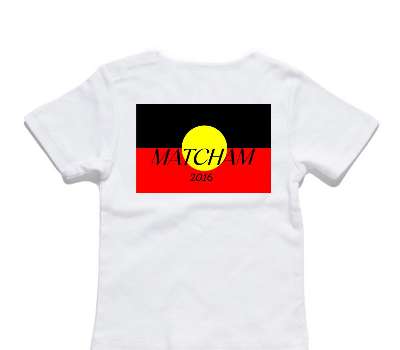 Custom AS Colour White Baby T-Shirt