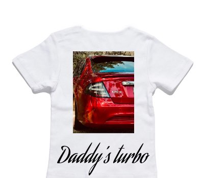 Custom AS Colour White Baby T-Shirt