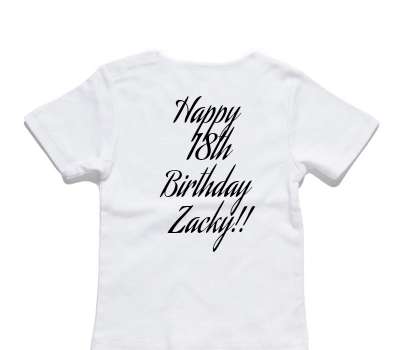 Custom AS Colour White Baby T-Shirt