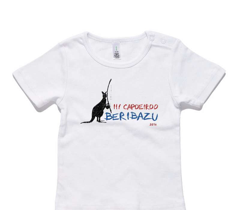 Custom AS Colour White Baby T-Shirt