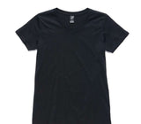 Custom Womens AS Colour 100% Cotton Black T-Shirt