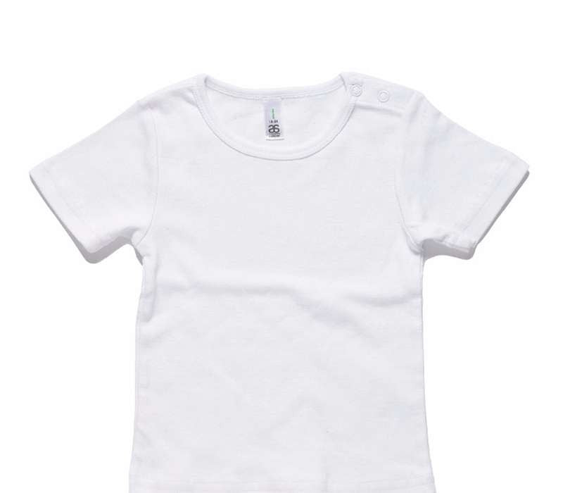 Custom AS Colour White Baby T-Shirt