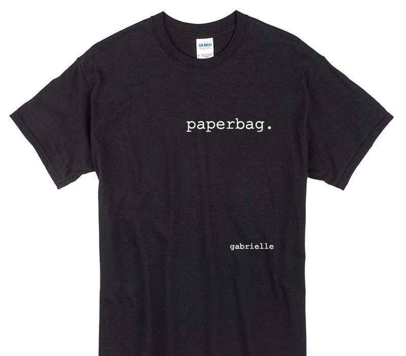 Custom Gildan 100% Cotton Black T-Shirt