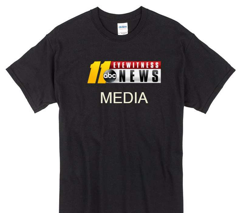 Custom Gildan 100% Cotton Black T-Shirt