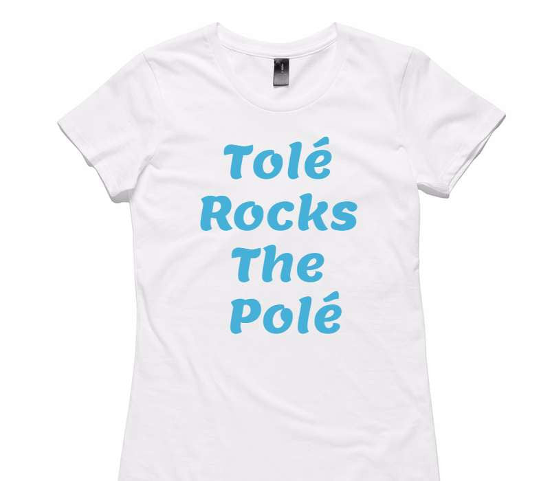 Custom Womens AS Colour 100% Cotton White T-Shirt