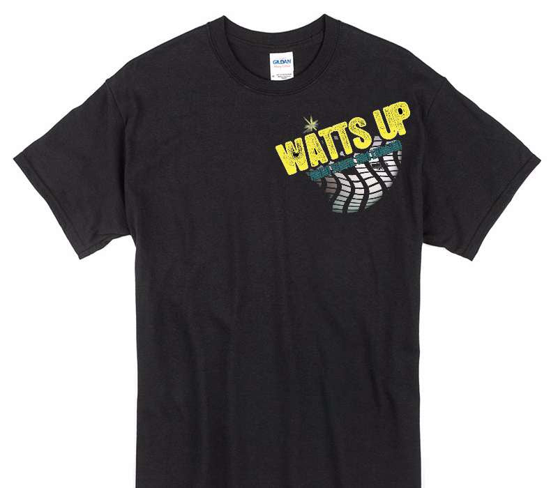 Custom Gildan 100% Cotton Black T-Shirt