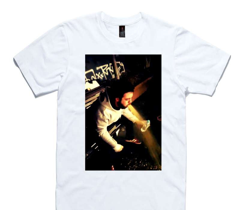 Custom AS Colour 100% Cotton White T-Shirt