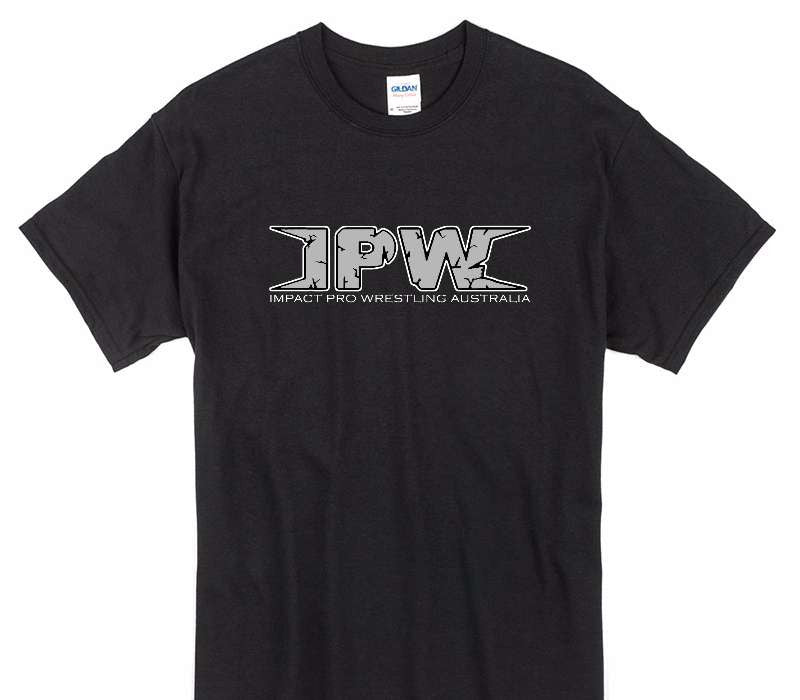 Custom Gildan 100% Cotton Black T-Shirt