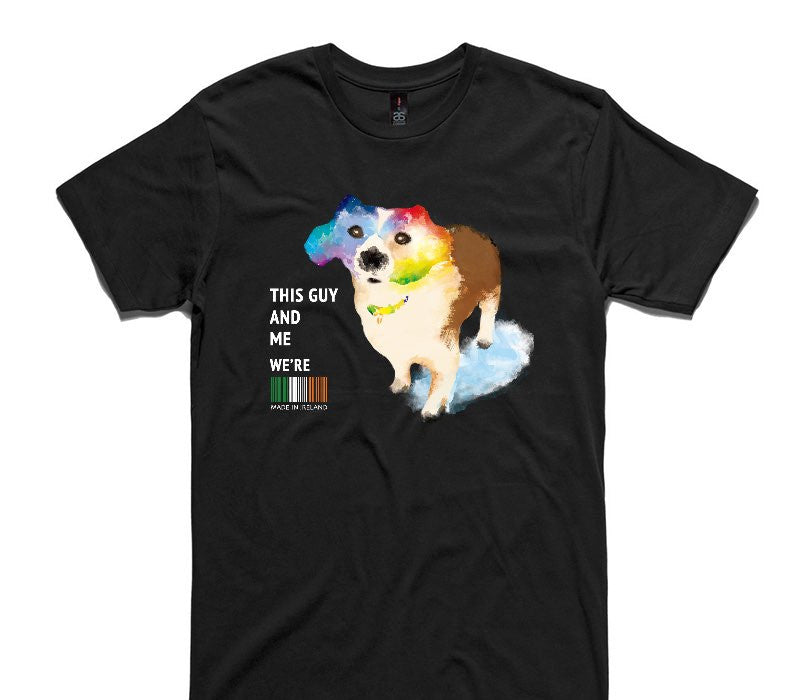 Custom AS Colour 100% Cotton Black T-Shirt