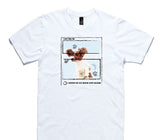 Custom AS Colour 100% Cotton White T-Shirt